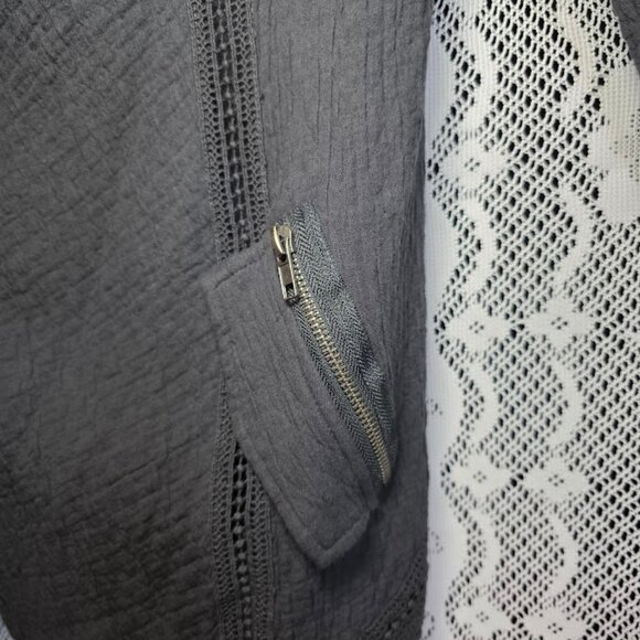 Michael Farrell High Low Boho Style Cardigan L - Picture 6 of 14